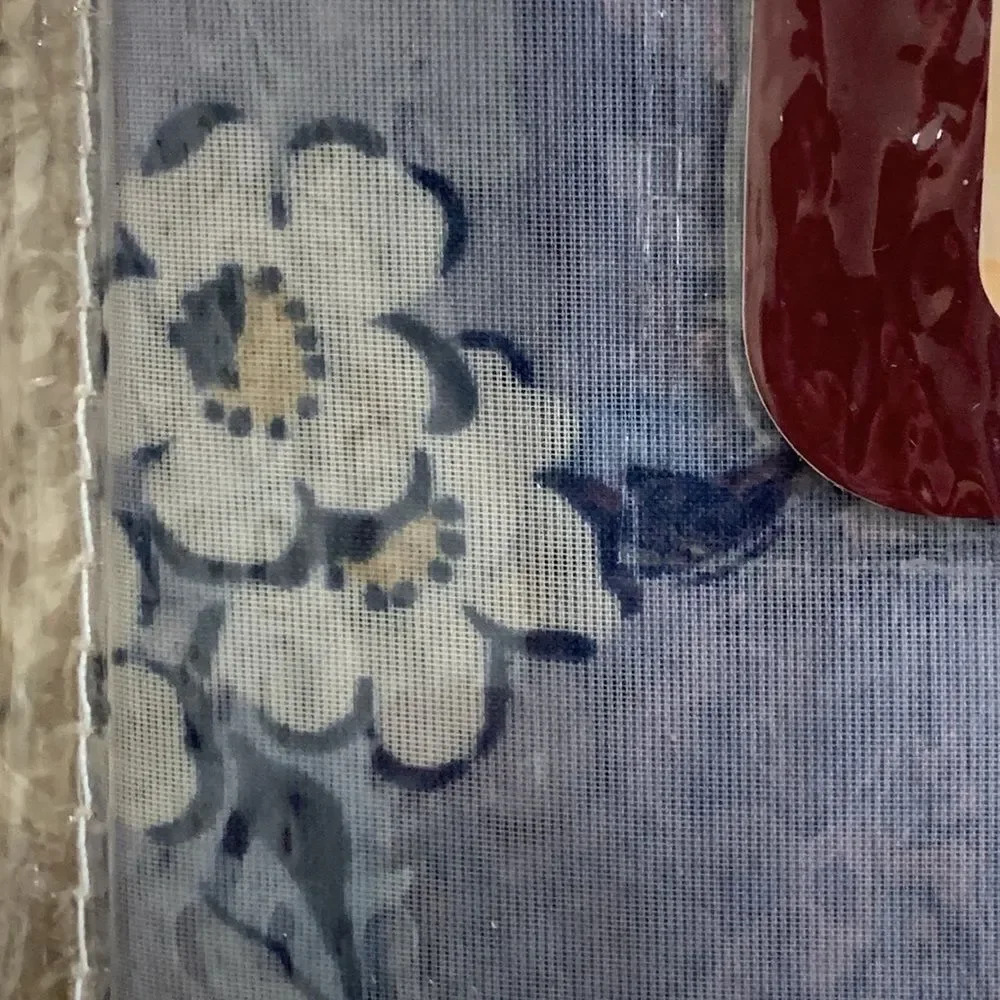 Vintage‎ 2003 Target Basic Principle No 2 Pair Of Floral Sheer Window Panels
